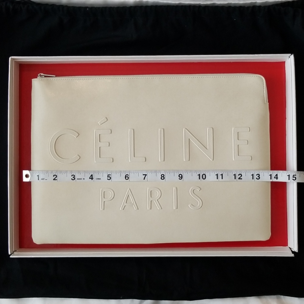 ❌SOLD🚫GENUINE CELINE PARIS XL CLUTCH BAG - Picture 6 of 8